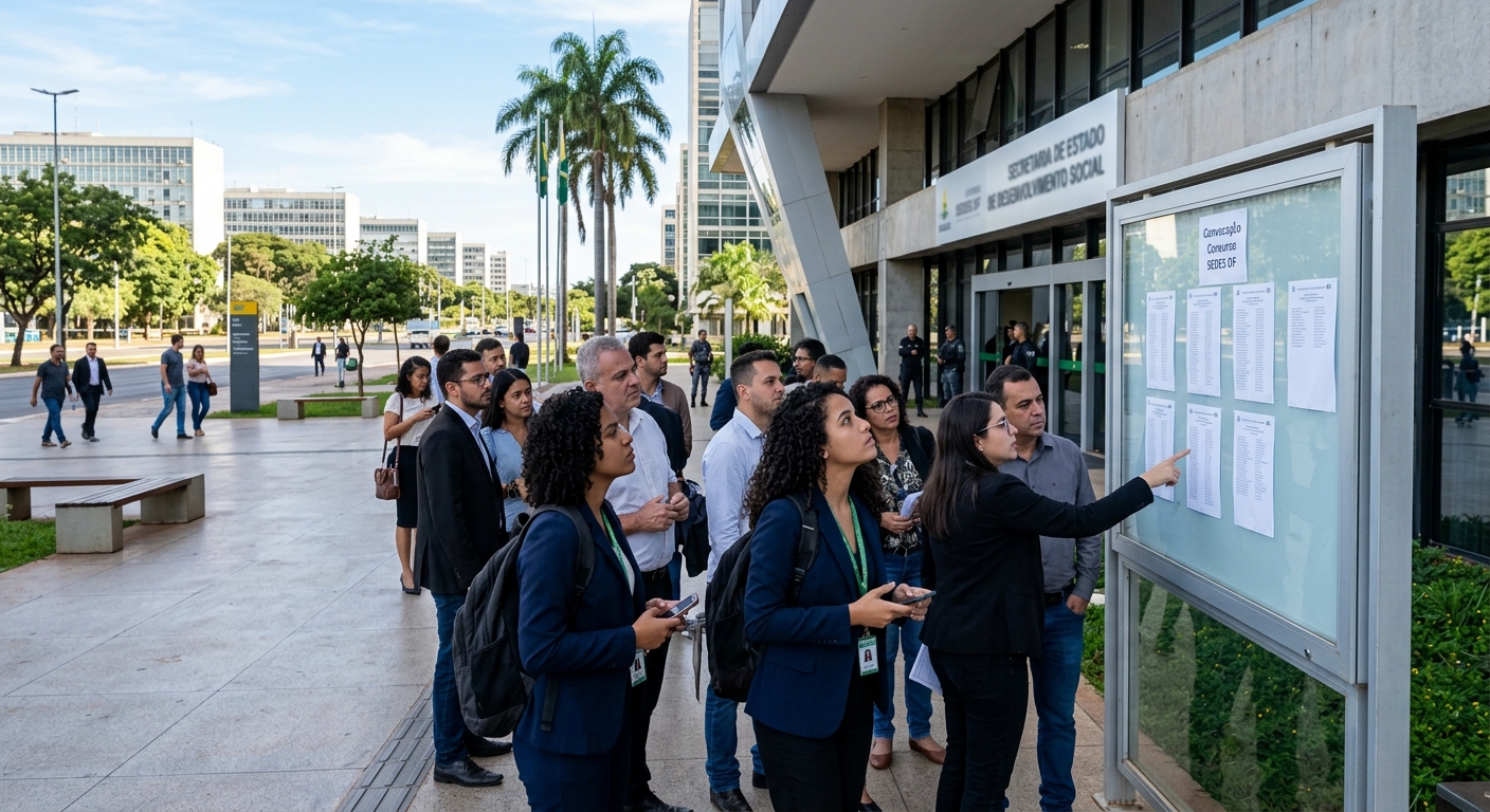 O Processo de Convocação no Concurso SEDES DF